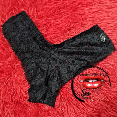 Culotte Less Encaje Negro