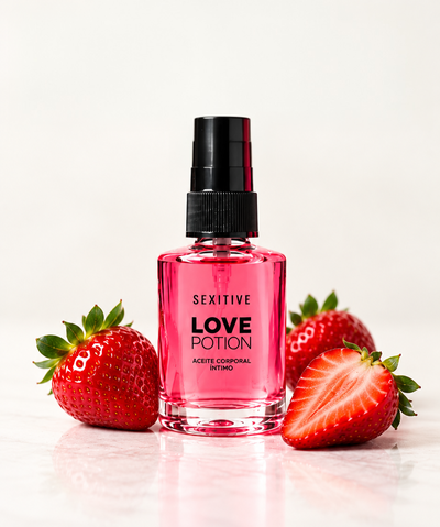 Aceite Comestible Love Potion Frutilla - 30 ml