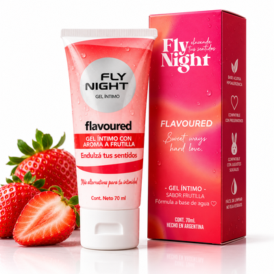 Gel Lubricante Flavoured Frutilla 70 ML |FLY NIGHT