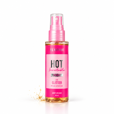 Body Splash Hot Inevitable Privée con glitter - 60ml