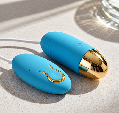 HUEVO VIBRADOR A DISTANCIA CHARLOTE TURQUESA