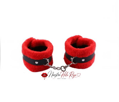 Esposas de Peluche Rojo