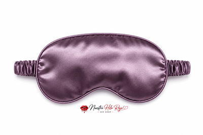 Antifaz de saten lila
