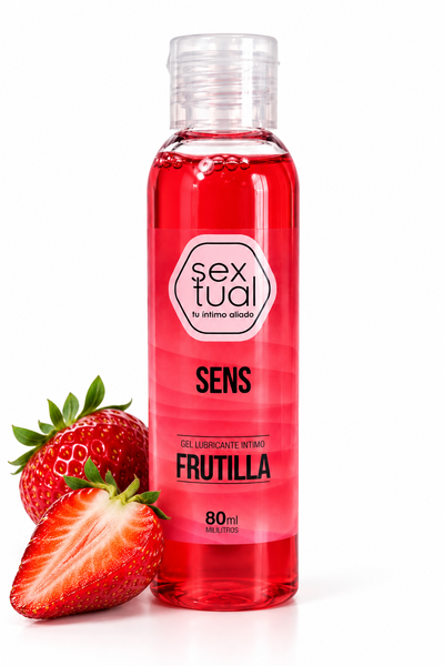 🍓 SENS FRUTILLA – Gel Lubricante Íntimo 80 ml