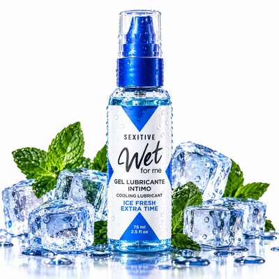 Gel Lubricante Wet Ice Fresh EXTRA TIME - 75 ml