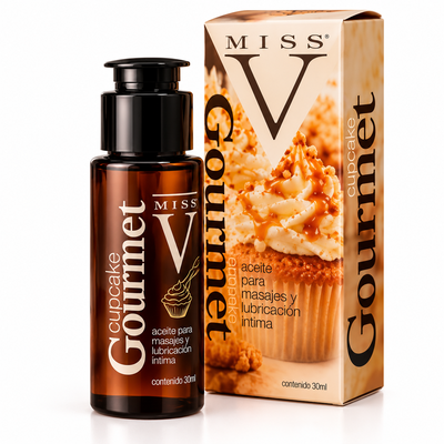Aceite para masajes y lubricación Gourmet cupcake