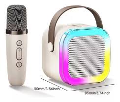 Parlante Karaoke Portátil Smart Shop K12 Led Rgb