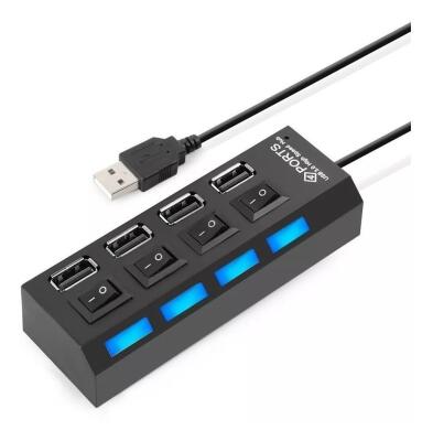 Hub Usb Multiplicador 4 Puertos Usb 2.0 