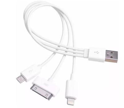 CABLE USB 3 EN 1 (IPHONE, V8,TABLET)