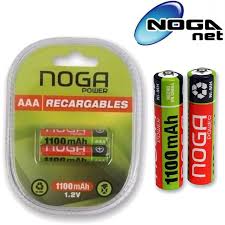 PILAS RECARGABLES AAA NOGA