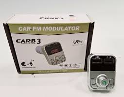 FM TRANSMISOR BLUETOOTH CARB3 SALIDA USB