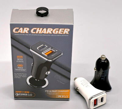 CARGADOR AUTO 20W CHARGER