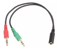 CABLE ADAPTADOR AUDIO MINIPLUG 3.5MM HEMBRA A DOBLE MACHO