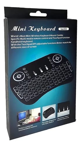 Mini Teclado Inalámbrico Con Touchpad Retroiluminado