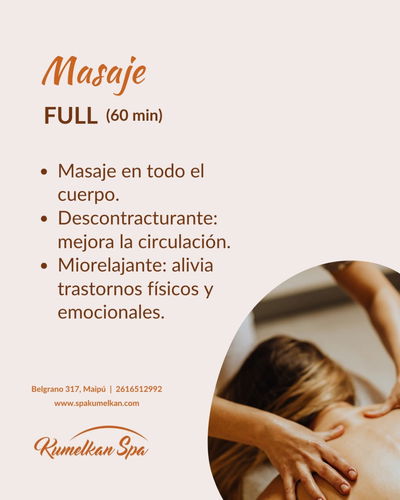 Masaje "FULL" 1 HORA