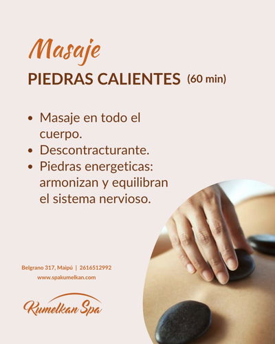 Masaje "PIEDRAS CALIENTES"