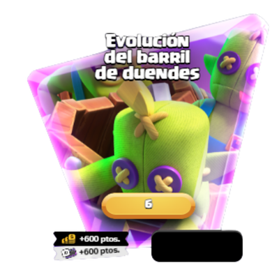 Evolucion del barril de duendes Clash Royale  