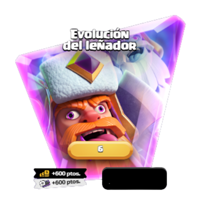 Evolucion del leñador Clash Royale  