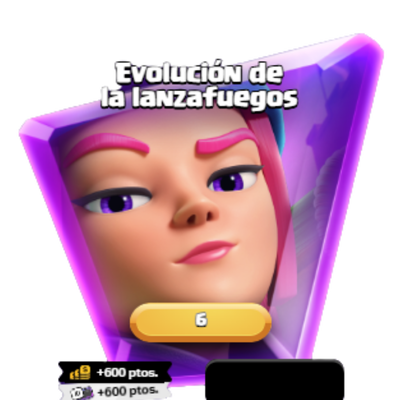 Evolucion de la lanzafuego Clash Royale  