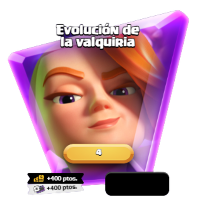 Evolucion de la valquiria Clash Royale  
