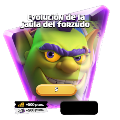 Evolucion de la jaula del forzudo Clash Royale  