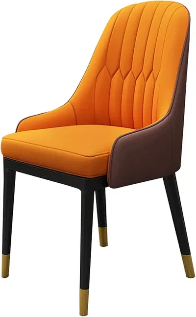 Silla De Comedor Light Luxury Orange
