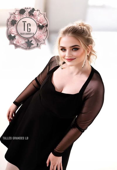 Vestido con transparencia 