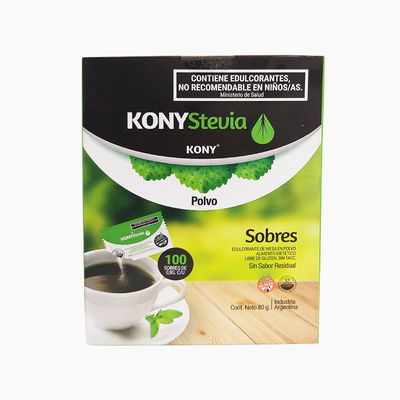 Edulcorante Stevia KONY Sobres 100 Unid.