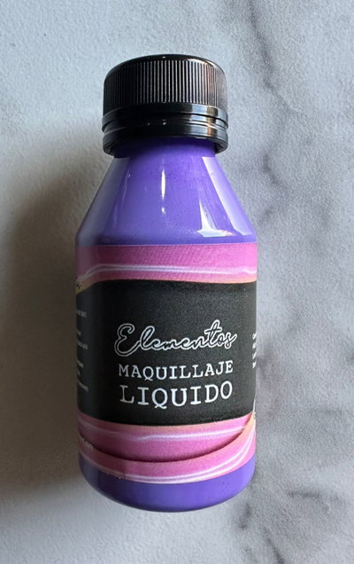 maquillaje liquido lila