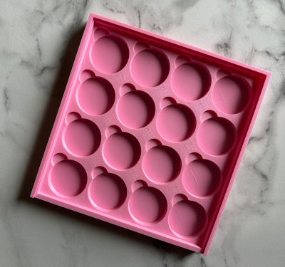 caja elementos rosa