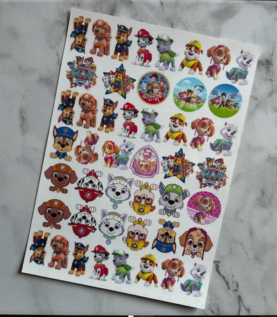 tatto temporal paw patrol