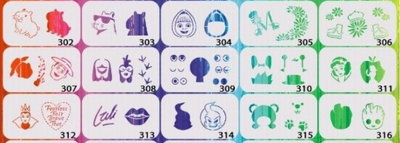 stencils reutilizables