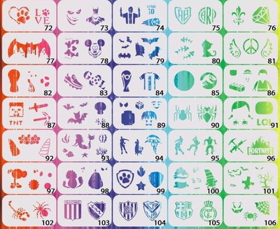 stencils reutilizables