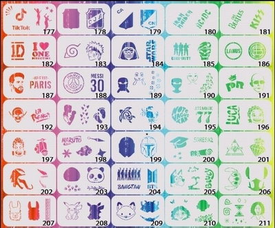 stencils reutilizables