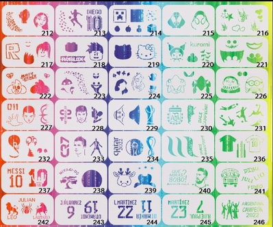 stencils reutilizables
