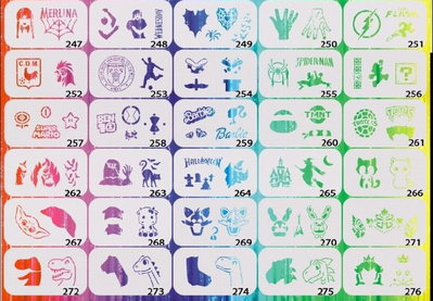 stencils reutilizables