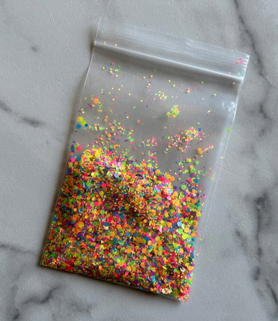 glitter neon mix 2