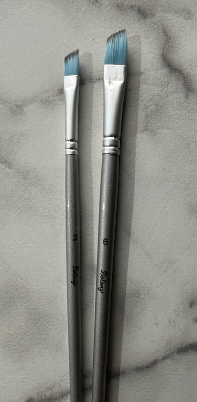 set de pincel angular n.6 ,n.2