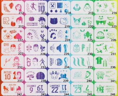 stencils reutilizables