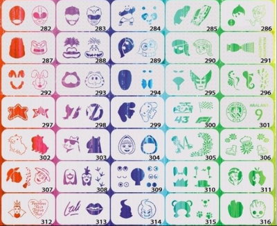 stencils reutilizables