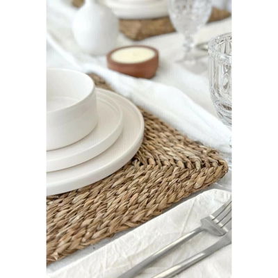 Individuales  de yute rectangular 