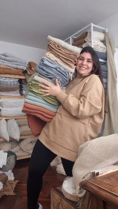 PIE DE CAMA DE GASA 220X160