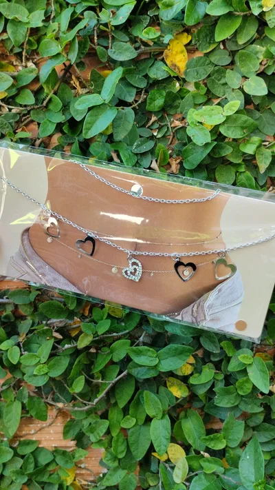 Cadena para cintura Corazones