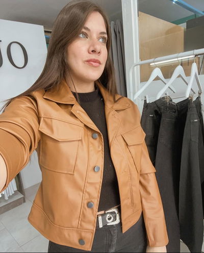 Campera ecocuero