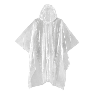 PONCHO PE TRANSPARENTE 