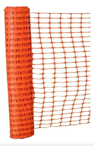 Malla Red Seguridad Naranja 1 X 45 Mts Obras Jardines Vial