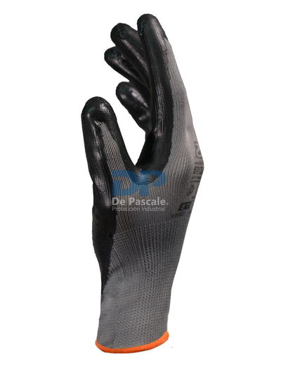 GUANTES S/COSTURA GRIS CUBIERTO EN NITRILO EN PALMA-DPS