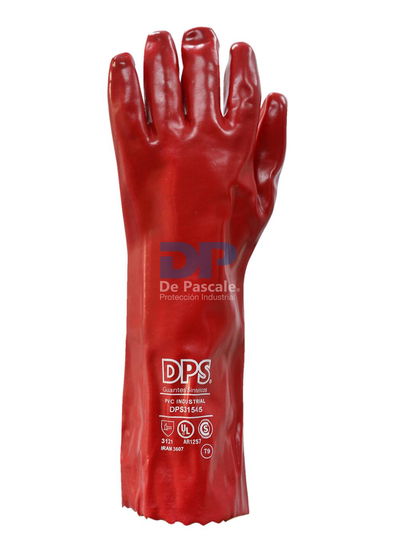 GUANTE PVC 40 CM/ROJO - DPS