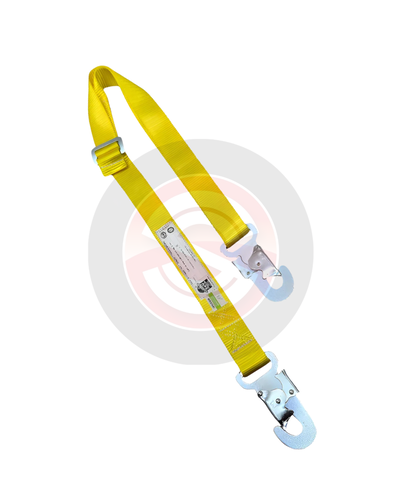 Amarre 1.5 mts regulable- 2 mosquetones 18mm