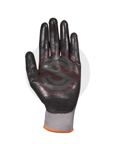 GUANTES S/COSTURA GRIS CUBIERTO EN NITRILO EN PALMA-DPS